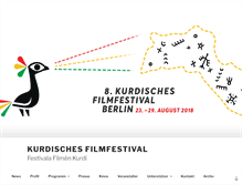 Tablet Screenshot of kurdischesfilmfestival.de